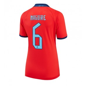 Lacne Ženy Futbalové dres Anglicko Harry Maguire #6 MS 2022 Krátky Rukáv - Preč